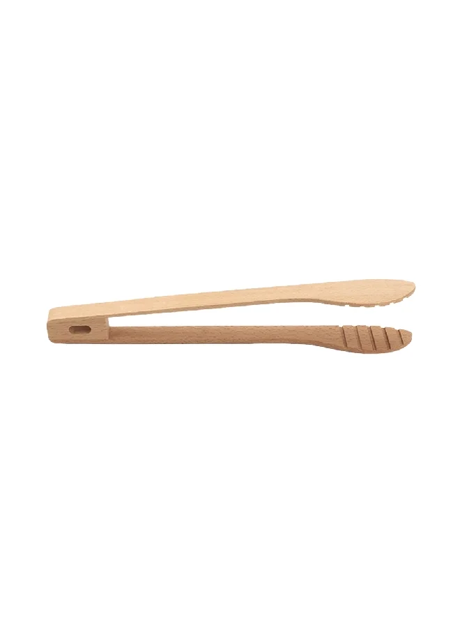 PARFAIT Durable Ergonomically Design Wooden Food Tong Brown 3.5 x 5 x 29.8 cm HB8651KT
