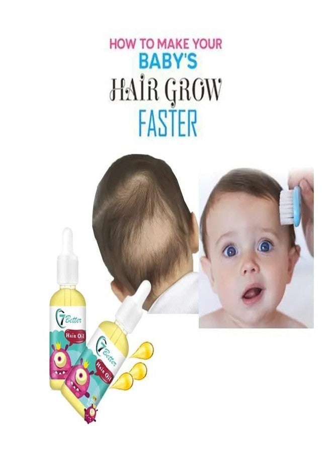 7better LLC Natural Baby Kids Hair Care Products - Extra Strength Growing & Nourishing Serum with Black Seed Oil for Powerful, Thick, and Full Hair Growth - Image 2