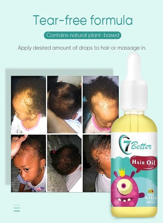 7better LLC Natural Baby Kids Hair Care Products - Extra Strength Growing & Nourishing Serum with Black Seed Oil for Powerful, Thick, and Full Hair Growth - Image 5