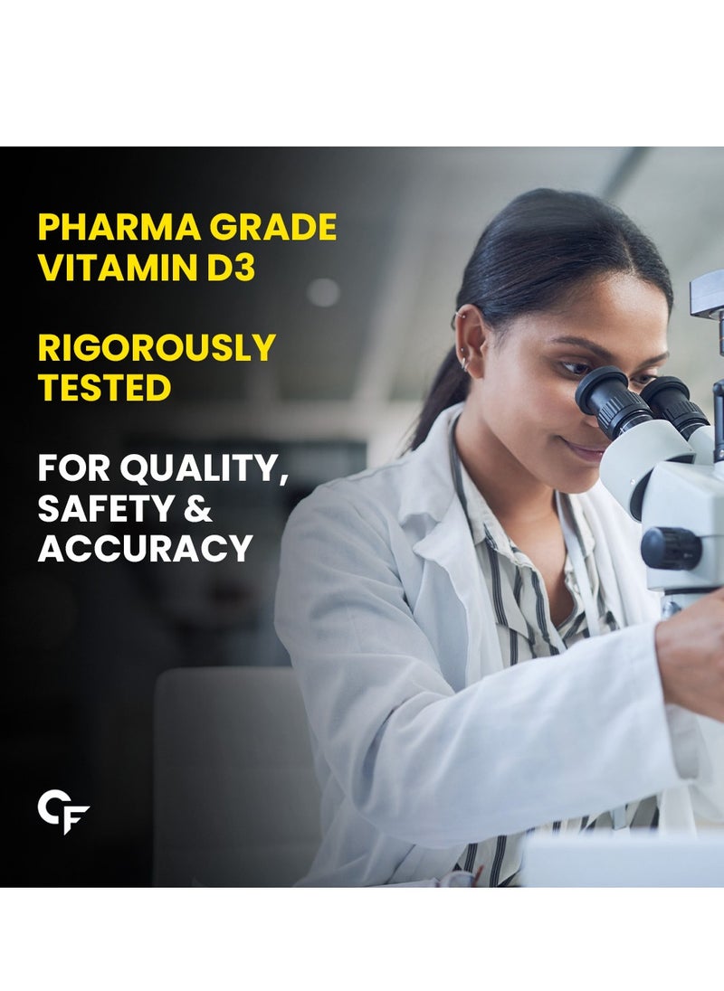 CARBAMIDE FORTE - Vitamin D3 2000Iu Vitamin D Tablets For Bone And Immune Health D3 Supplement Orange Flavour 120 Tablets - Image 1