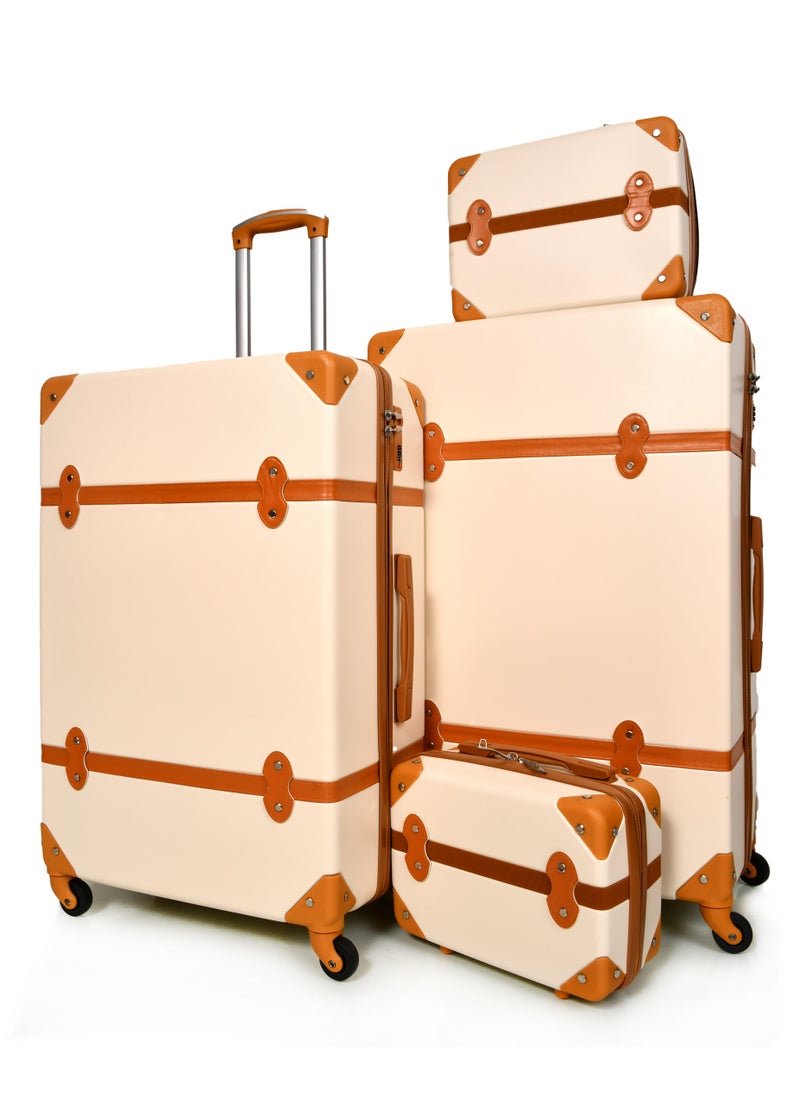MORANO Morano Classic 7-Piece Luggage Trolley Bag Set with Spinner Wheels Size: 32''-28''-24''-20''-16''-14''-12'' Inches  - Image 4