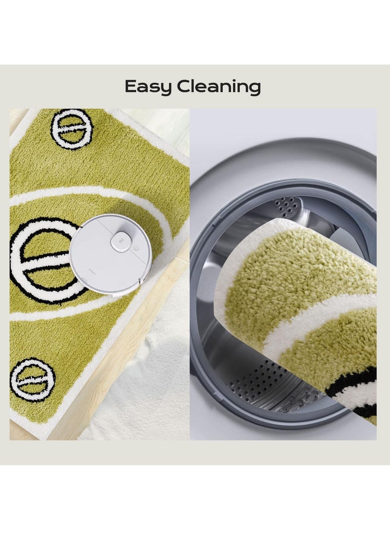 Ins Style Girl Imitation Cashmere Bedroom Bedside Blanket Bathroom Water-Absorbing Non-Slip Floor Mat Bathtub Foot Mat (40*60cm) - Image 3