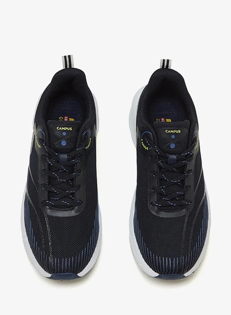 Campus GLITCH Men Glitch Memory Foam Lace-Up Running Shoes-Navy for Men | Best Price UAE