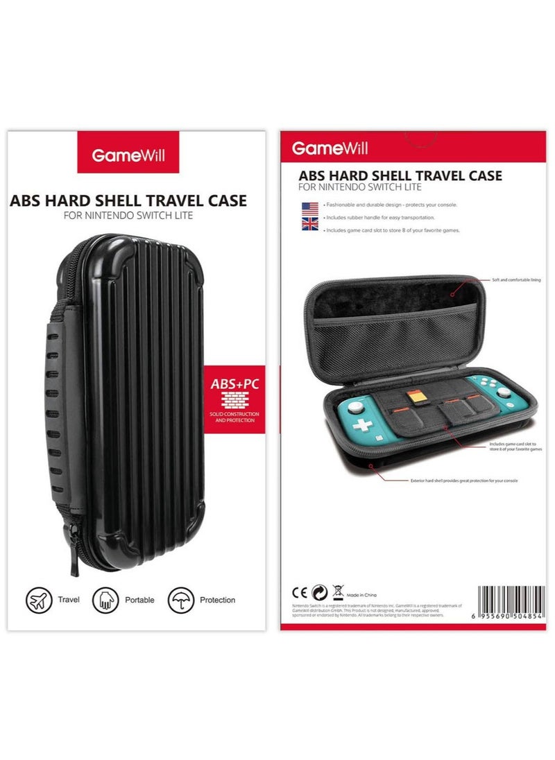 GameWill GameWill ABS Hard Shell Travel Case for Nintendo Switch LITE - Black  - Image 2