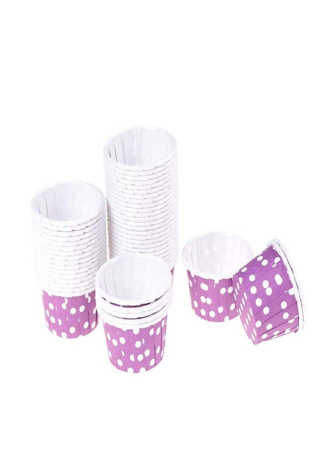 APSAMBR Random Color 50 pcs Decorating Tools Cupcake Colorful Paper Dot Decorate Grease-Proof Liner Baking Muffin Box Case Party Cake Mold Wrapper - Image 2