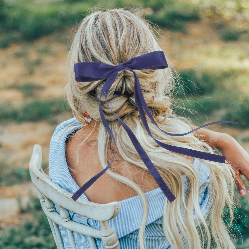 2pcs Hair Clips Women Hair Bows Girls Hair Clips Tail Hair Clip Wedding Hair Accessories - Image 2