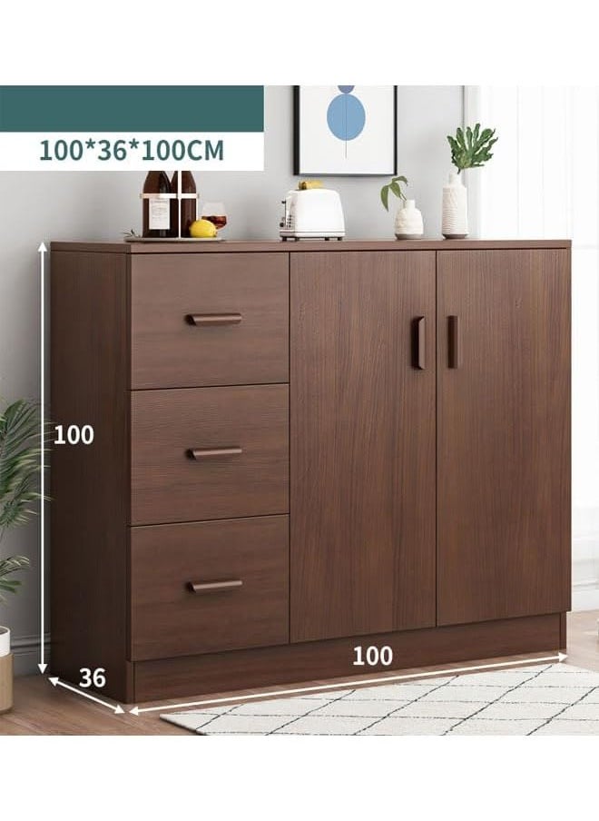 keke - Elegant Wall-Mounted Cabinet for Home Living Room Storage 100cm - Image 1