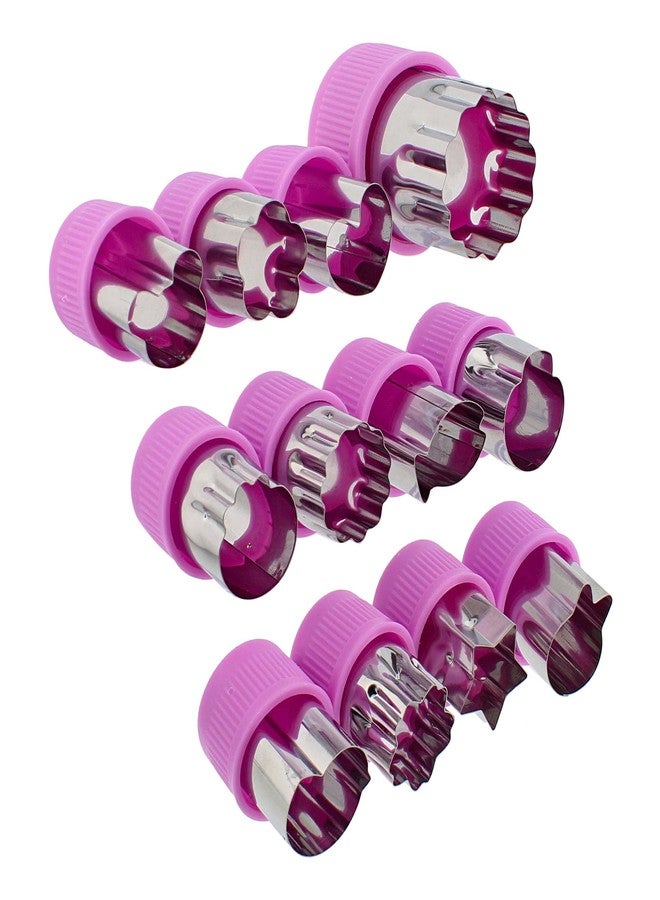 Spec101 Vegetable Chopper - 12pc Mini Food Chopper with Flower, Animal, and Shape Fruit Cutter Pieces for Treats - Image 1