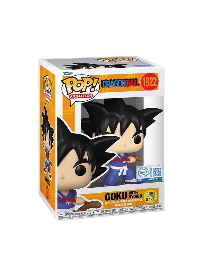 Funko Pop! Animation Dragon Ball Goku With Nyoibo Vinyl Figure (12 Cm) - Image 1