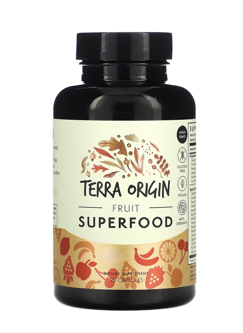 Terra Origin Veggie Superfood, 90 Capsules
