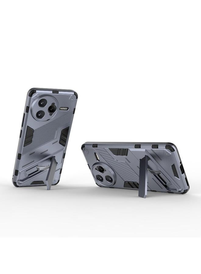 اس-توب جراب لهاتف Redmi K80 Pro / Poco F7 Ultra Punk Armor 2 في 1 PC + جراب هاتف TPU مع حامل - Image 5