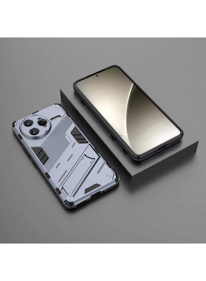 اس-توب جراب لهاتف Redmi K80 Pro / Poco F7 Ultra Punk Armor 2 في 1 PC + جراب هاتف TPU مع حامل - Image 2