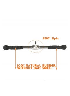 Generic Heavy Duty Straight Bar Cable Attachment with Non-Slip Handles for Home Gym Workouts Strength Training and Fitness Accessories  - Image 5