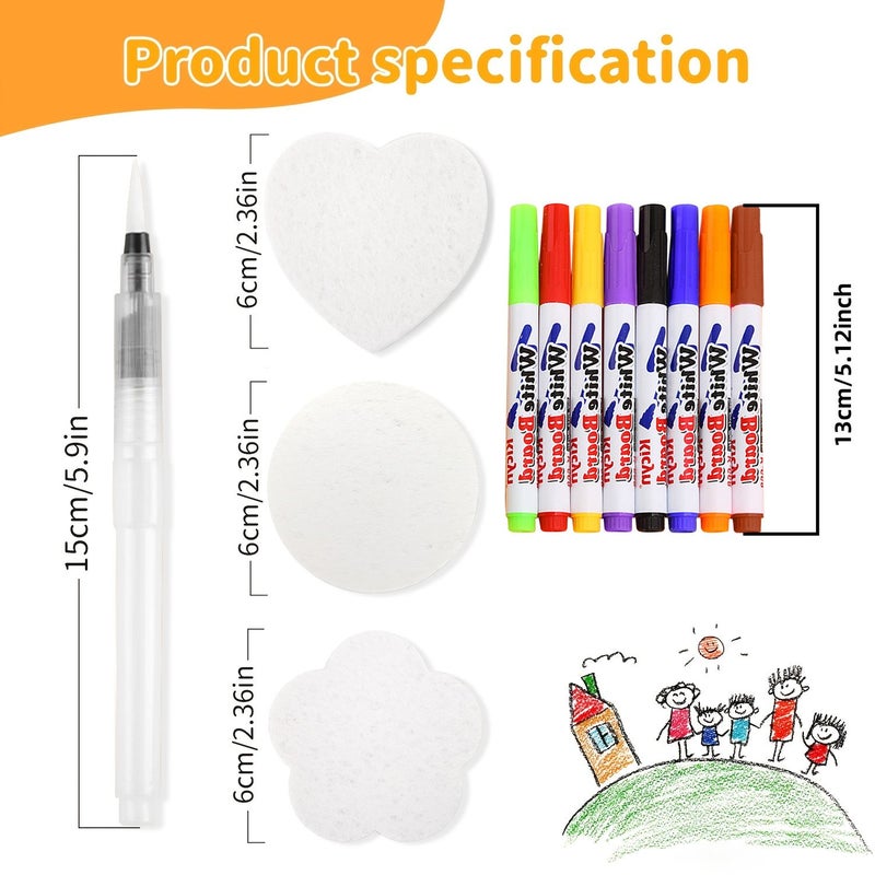 50pcs 3D Sponge Drawing Boards Fluffy Texture Art Set for Creative Handicraft - Image 3