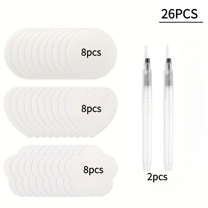 50pcs 3D Sponge Drawing Boards Fluffy Texture Art Set for Creative Handicraft - Image 2