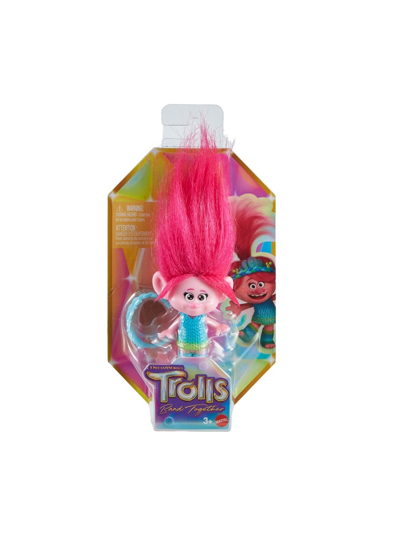 Trolls 3 Band Together Queen Poppy Small Doll - Image 1