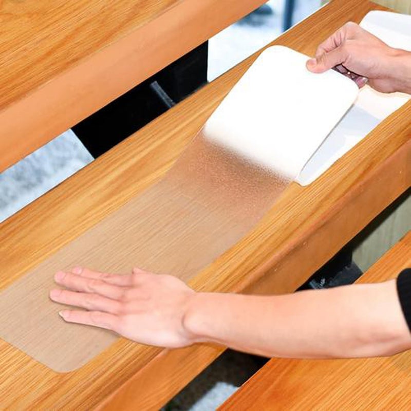 soletal Prevent Slips and Falls with Clear Non-Slip Carpet Stair Treads 24 * 4Inch (14 PCS) - Image 1