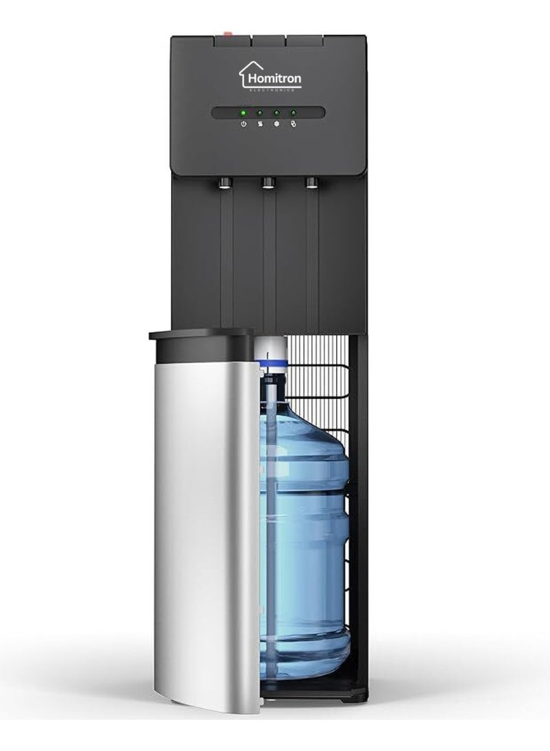 Homitron Bottom Load Water Dispenser, Hot Cold and Ambient Temperature, Floor Standing, Child Safety lock, Best for Home & Office-Pantry, HWD-01B - Image 1