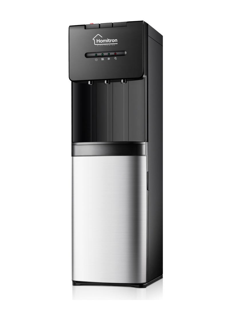 Homitron Bottom Load Water Dispenser, Hot Cold and Ambient Temperature, Floor Standing, Child Safety lock, Best for Home & Office-Pantry, HWD-01B - Image 2