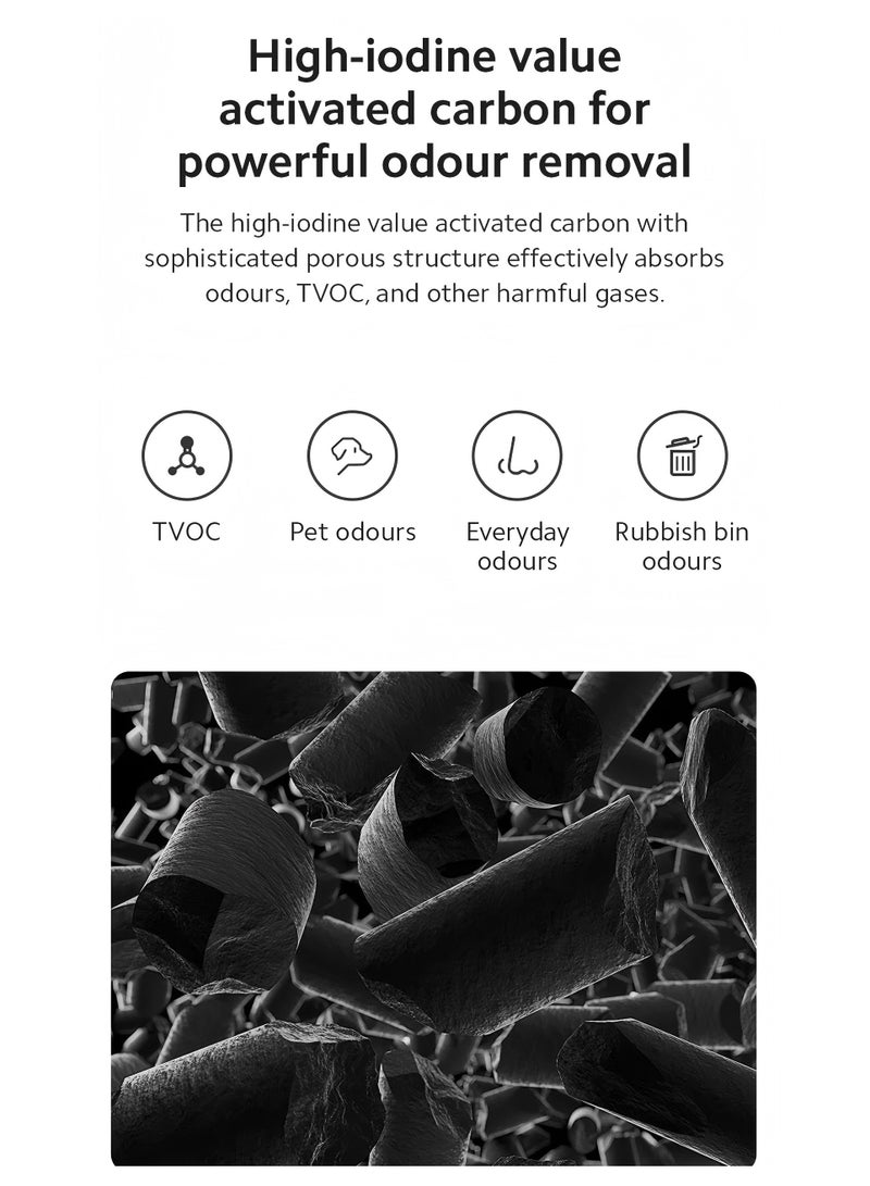Xiaomi Smart Air Purifier Elite Filter,Pollen filtration TVOC And Odour Absorption 10–14 Months Long-Lasting Filter Lifespan AFEP7TFX19 White - Image 4