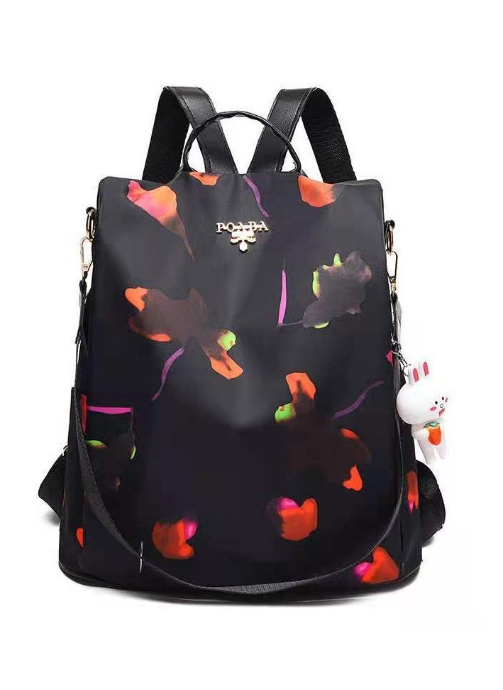 Mark Fairwhale New Korean Casual Versatile Contrasting Color Backpack 