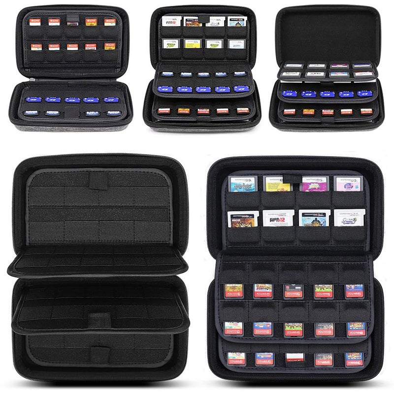 sisma DS 3DS Switch Game Case Compatible with Nintendo Cartridges Fits 40 Switch & 32 DS Games, Game Card Holders Storage Case - Image 4
