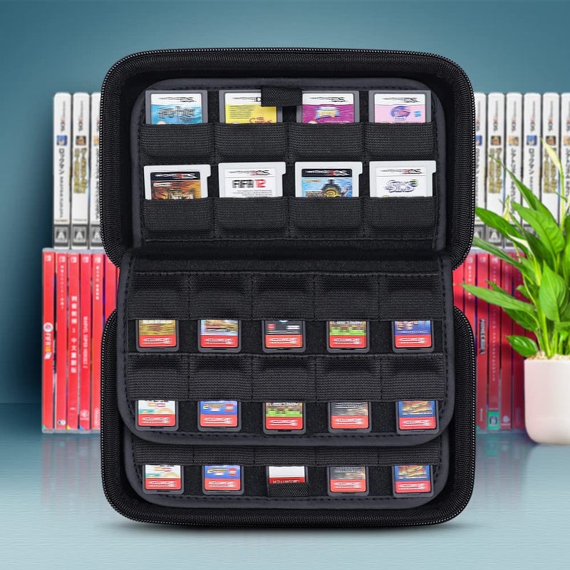 sisma DS 3DS Switch Game Case Compatible with Nintendo Cartridges Fits 40 Switch & 32 DS Games, Game Card Holders Storage Case - Image 2