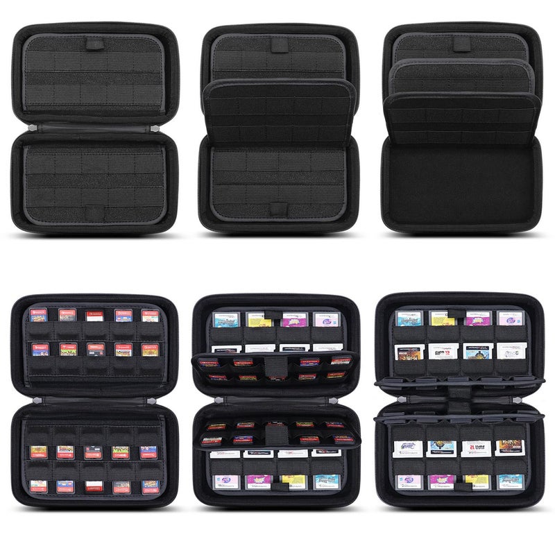 sisma DS 3DS Switch Game Case Compatible with Nintendo Cartridges Fits 40 Switch & 32 DS Games, Game Card Holders Storage Case - Image 3