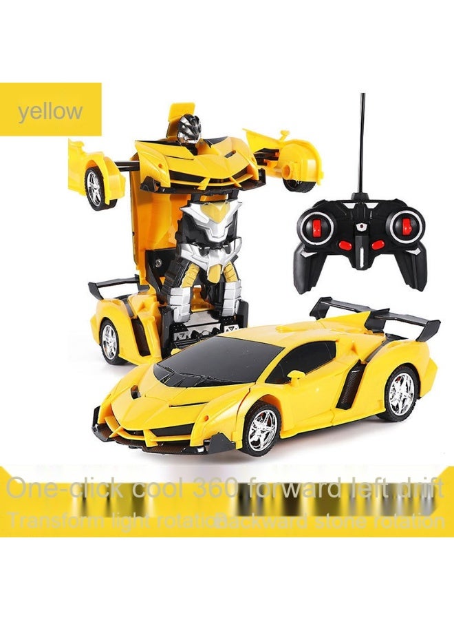 Transforming Car Robot RC Remote Control Racer - One-Click Shape Shift 