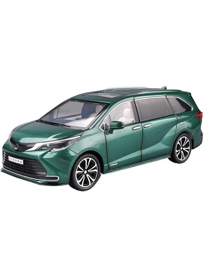 Toy car Model 1:24 for Toyota Sienna Granvia MPV Van Alloy Model Car Toy Diecasts Sound and Light Car Toys for Children (Color : D4) - Image 1