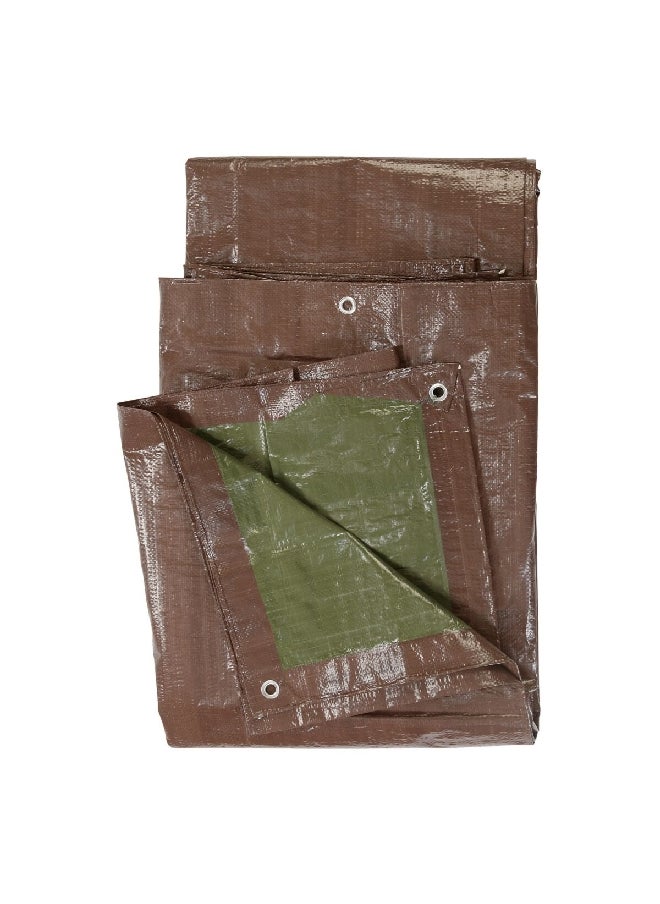 ACE Reversible Weather-Resistant Polyester Tarp Brown and Green 12 x 16 ft ‎75911 ACE-R  - Image 1