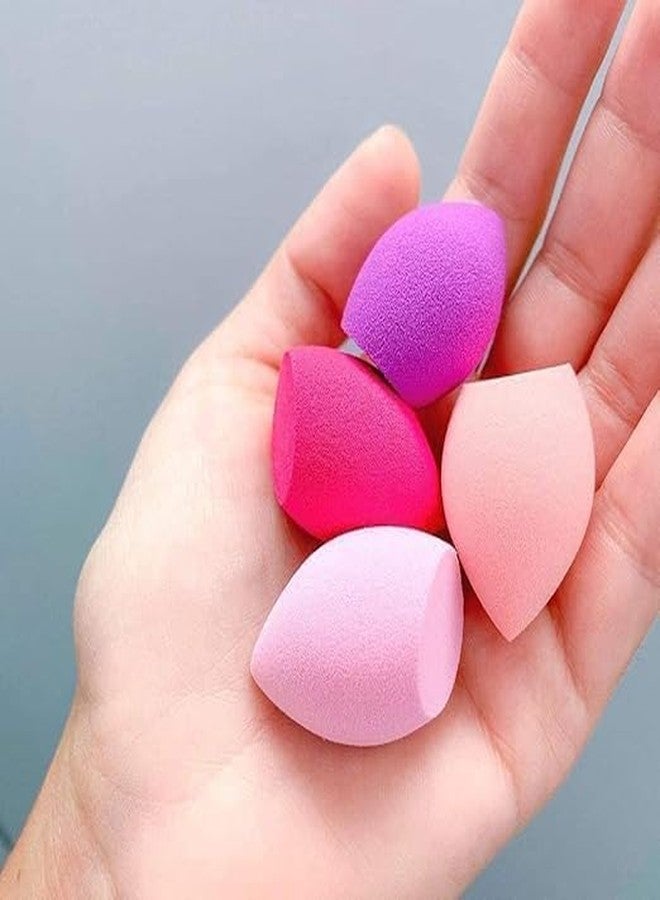 pop colours إسفنجة بيوتي بلندر صغيرة بألوان زاهية | إسفنجة دمج بيضاوية الشكل | إسفنجة تجميل بليند-تيود | مناسبة للبشرة الحساسة | إسفنجة خالية من اللاتكس | سهلة التنظيف والصيانة | 3 قطع - Image 4