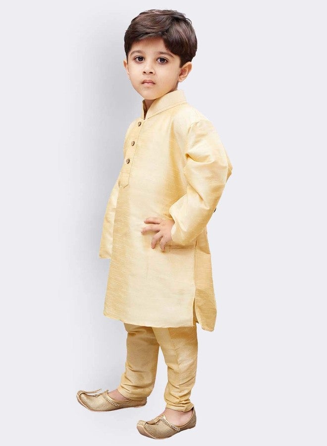 JBN Creation Boys Cotton Silk Kurta and Pyjama Set(VASBKP022new_32) - Image 3