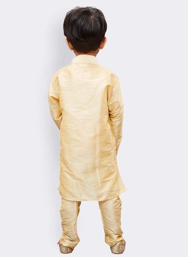 JBN Creation Boys Cotton Silk Kurta and Pyjama Set(VASBKP022new_32) - Image 4