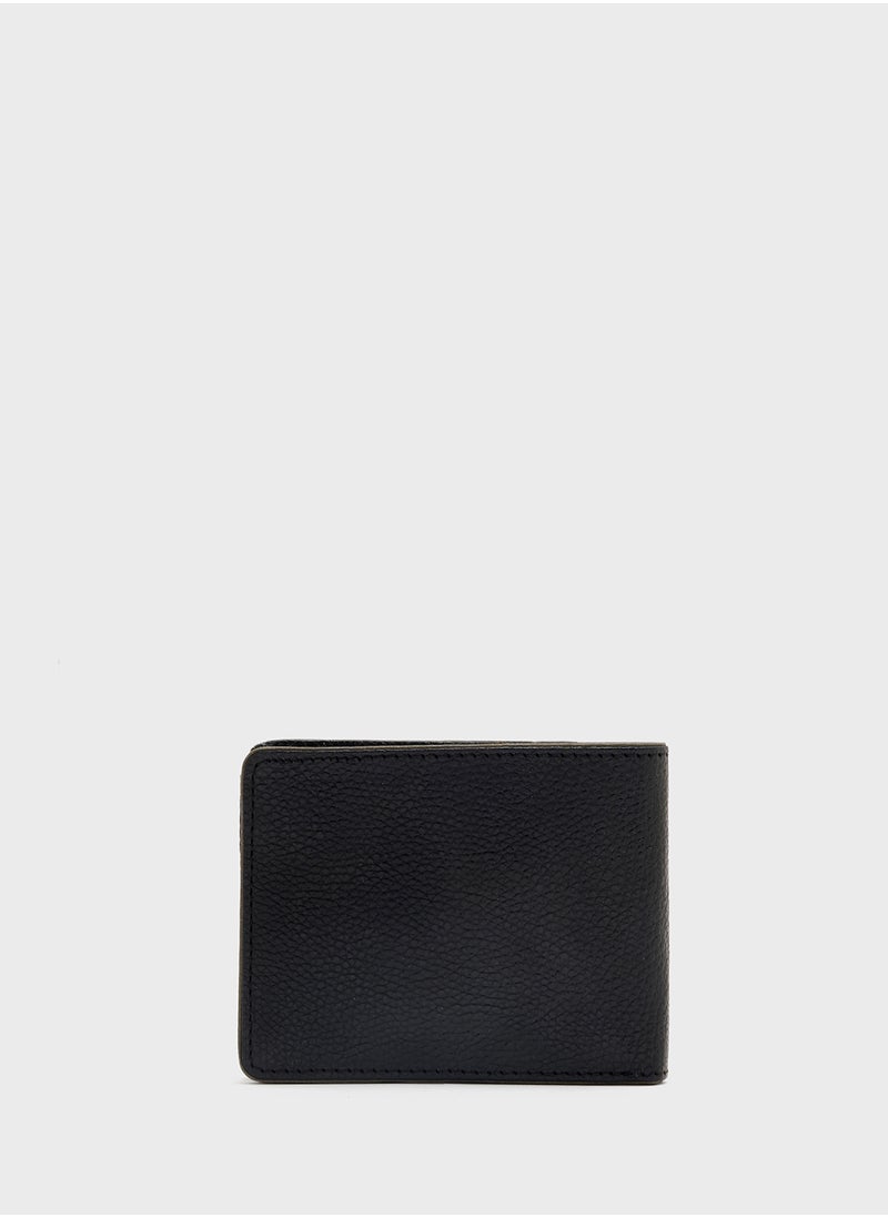 Robert Wood - Genuine Leather Two Tone Bi-Fold Wallet - Image 1