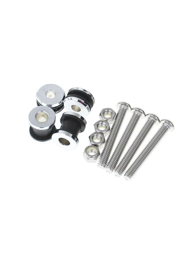 Black Motorcycle Detachable Sissy Bar Backrest Screws Hardware Kit For Harley Sportster XL 883 1200 2004 UP - Image 1