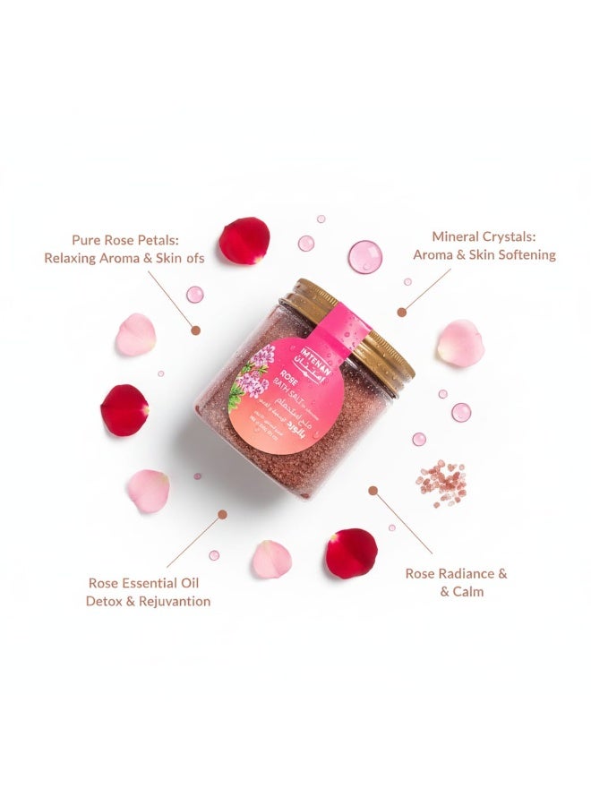imtenan Rose Bath salt 230 gm - Image 1
