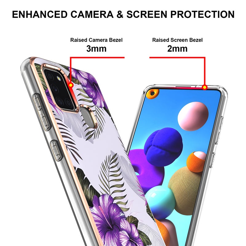 Luxurious Pattern Phone Cover Anti-Scratched Phone Shell Compatible with A21s - Image 3