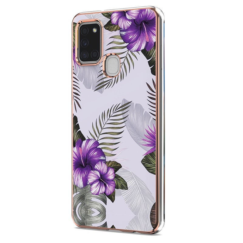 Luxurious Pattern Phone Cover Anti-Scratched Phone Shell Compatible with A21s - Image 1