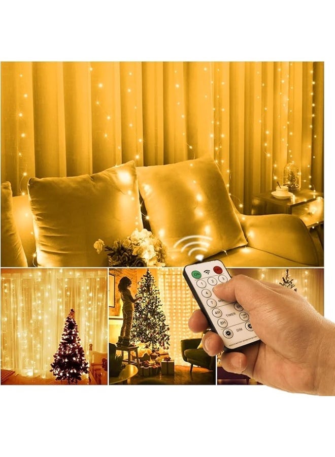 HOMESTAR أضواء LED ستائر النوافذ لغرفة النوم حفلة زفاف زينة الجدران - Image 3