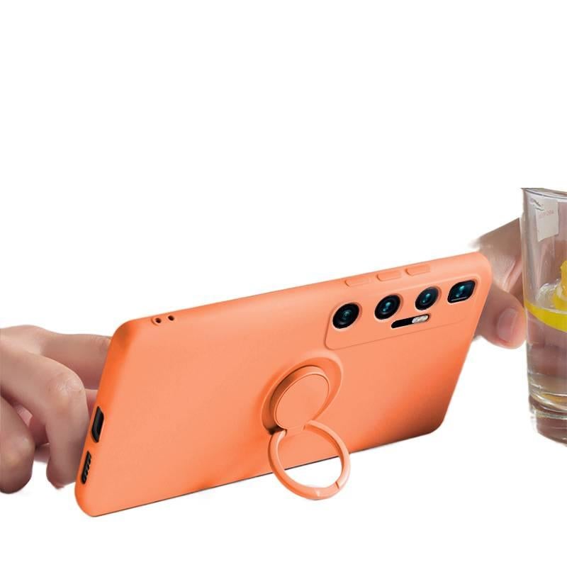 غطاء واقي بسيليكون لـ Xiaomi 14T Pro مع حامل وحماية من السقوط مع مقاوم للصدمات مع مقاومة بصمات الأصابع باللون أخضر بوظيفة حامل من السيليكون باللون الأخضر - Image 5
