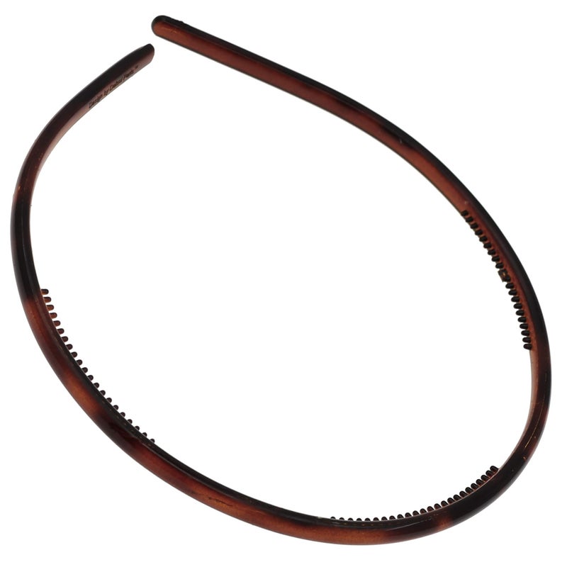 Camila Paris AD105 French Fashion Headband for Women Skinny with Teeth for Strong Hold Grip Womens Hairband Very Flexible No Slip and Durable Styling Girls Hair Accessories Made in France