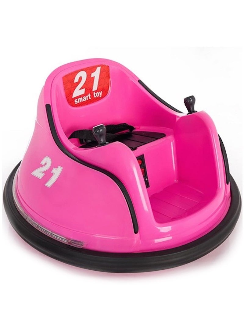 Kids Electric Rideon Drift Toy Bumber Car Swing Style With Led Lighting Joystick Control Indoor And Outdoor Ride on Drifting Car Best For Kids - Pink - pzsku/ZB0D5CF81D45F4822185EZ/45/_/1721997829/8261ff98-91a7-486f-9cde-224255473df3