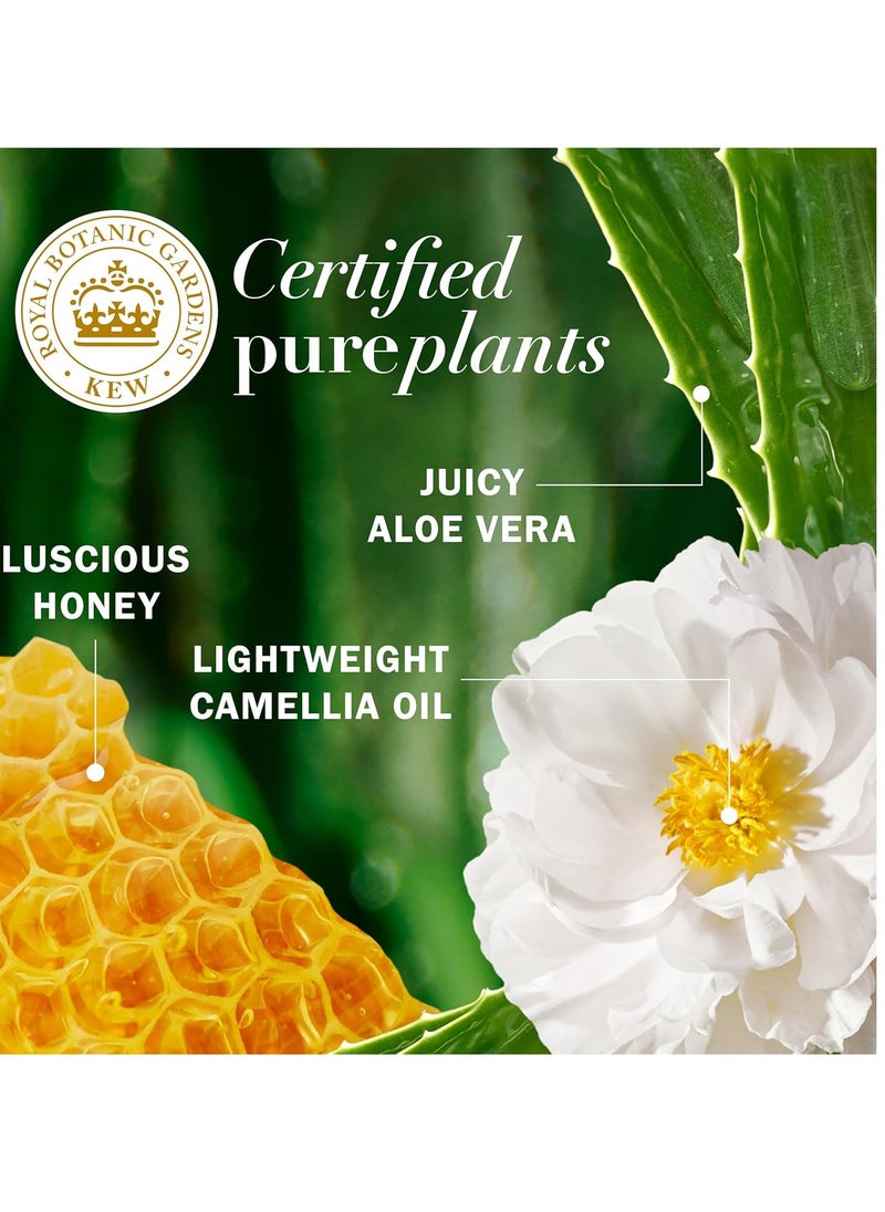 Herbal Essences Herbal Essences Honey Daily Moisture Conditioner, Protects and Nourishes Dry Hair, Hydrating Conditioner with Certified Camellia Oil and Aloe Vera, Moisturizing and Safe For All Hair Types, 33.8oz  - Image 4