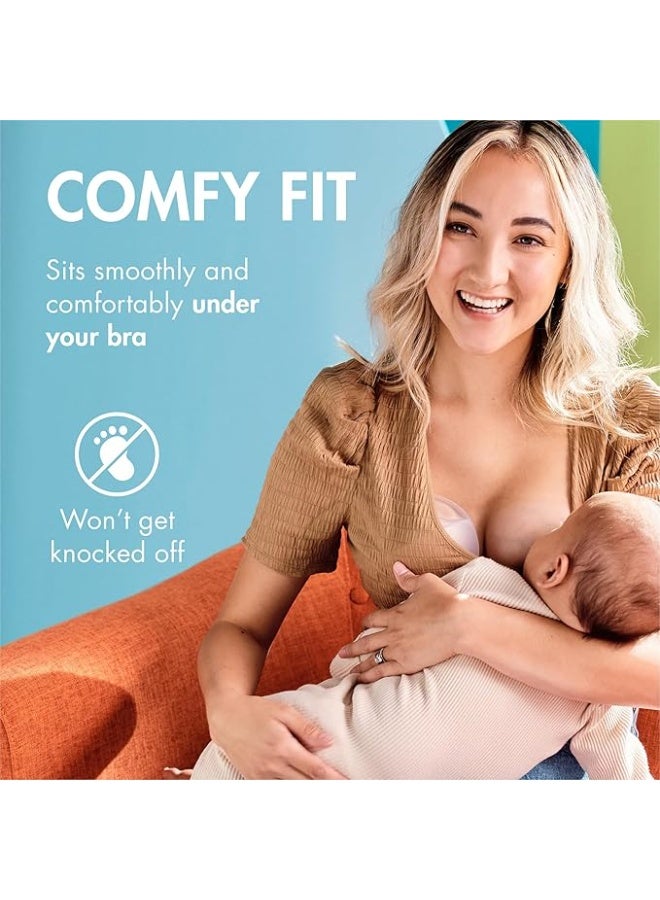 Boon TROVE Silicone Manual Breast Pump with Travel Pouch - Hands Free Breast Pump - Passive Breast Milk Collector Shell for Newborns - Breastfeeding Essentials - 2 Count Clear B11531 - Image 4