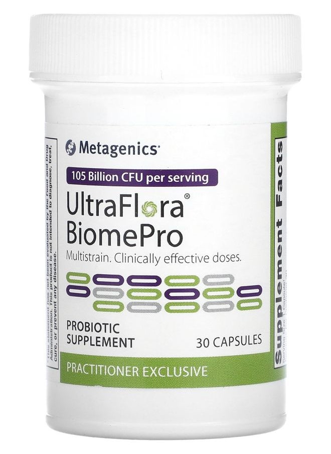 Metagenics UltraFlora BiomePro 30 Capsules 