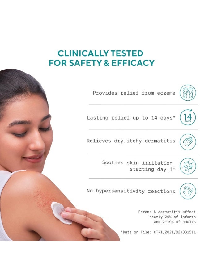 EQUALSTWO by Zydus Skin Healing Cream for Baby & Mom – 150gm | Eczema Relief, Rash & Dry Itchy Skin | pH 5.5 | Dermatologist-Tested | Gentle Moisturizer for Sensitive, Red, Irritated Skin, (Pack 1) - Image 2