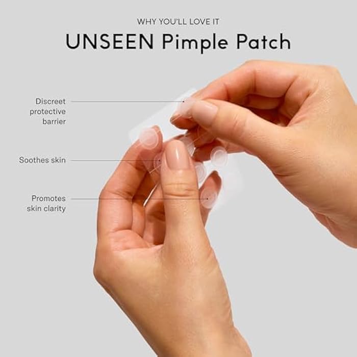 SEEN UNSEEN Pimple Patch - Hydrocolloid and Bakuchiol Formulated Spot Treatment for Face and Skin- Dermatologist Developed- Safe for Sensitive & Acne Prone Skin - Image 3