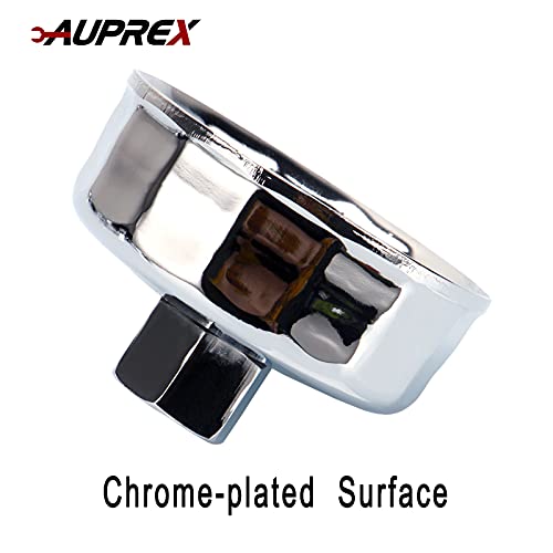 AUPREX 84mm 14 Flutes Oil Filter Wrench - Chrome Plated Steel - Universal Compatibility with Mercedes, Dodge, Jeep 3.0L Diesel Engines - Image 3
