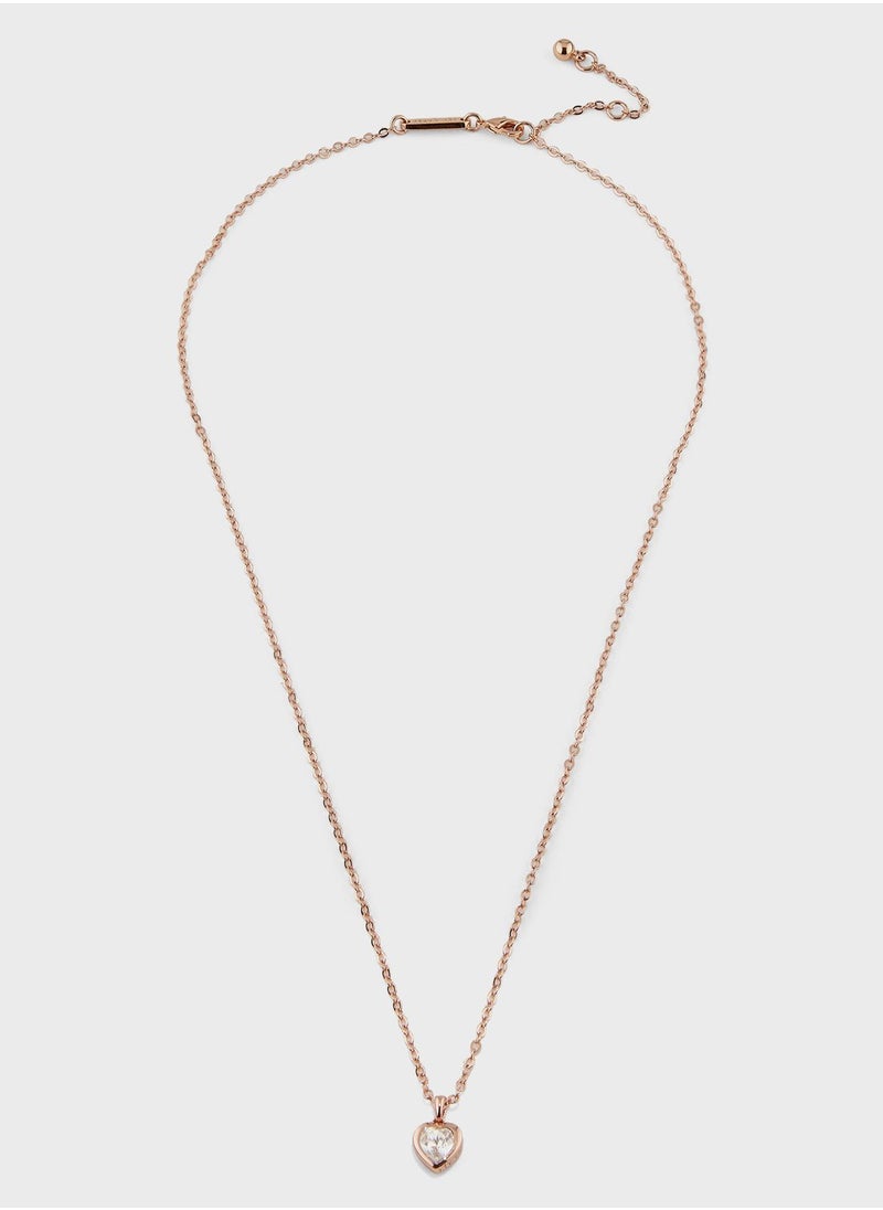 Ted Baker Hannett Crystal Heart Pendant & Bracelet Gift Set  - Image 2